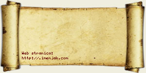 Jana Janjić vizit kartica